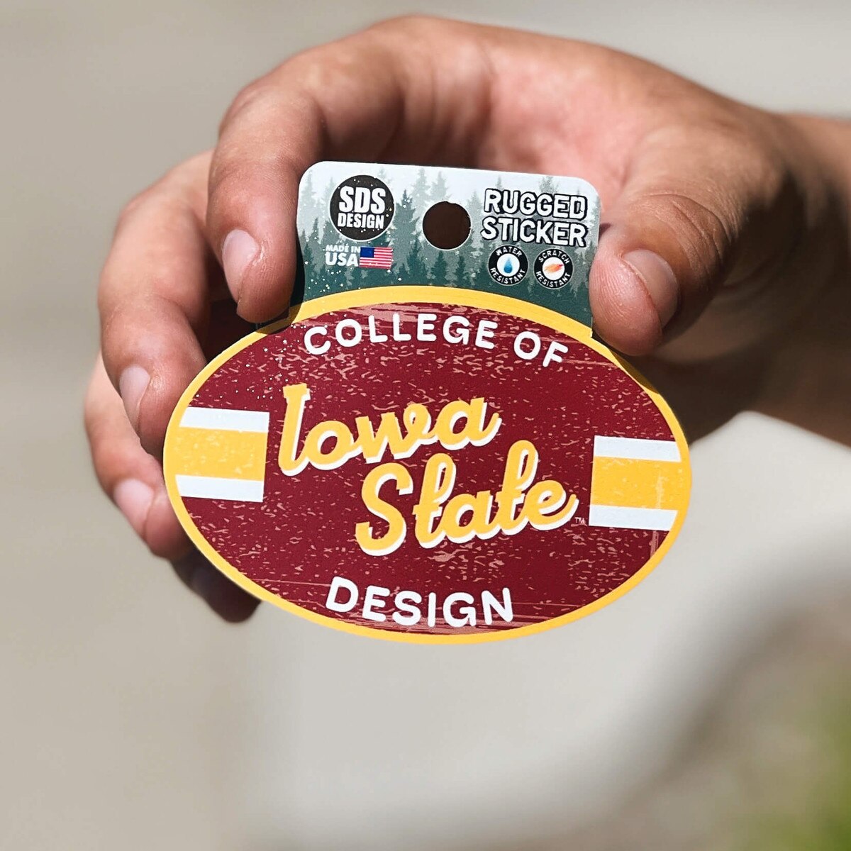 College of Design Rugged Sticker (3.5")
